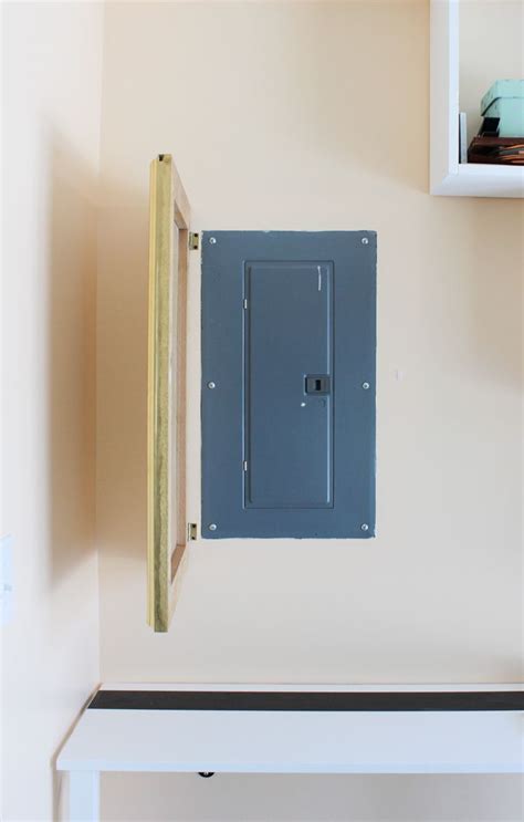 ways to hide junction boxes|how to hide breaker box.